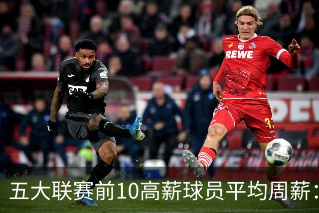 五大联赛前10高薪球员平均周薪：西甲领先英超排名第一